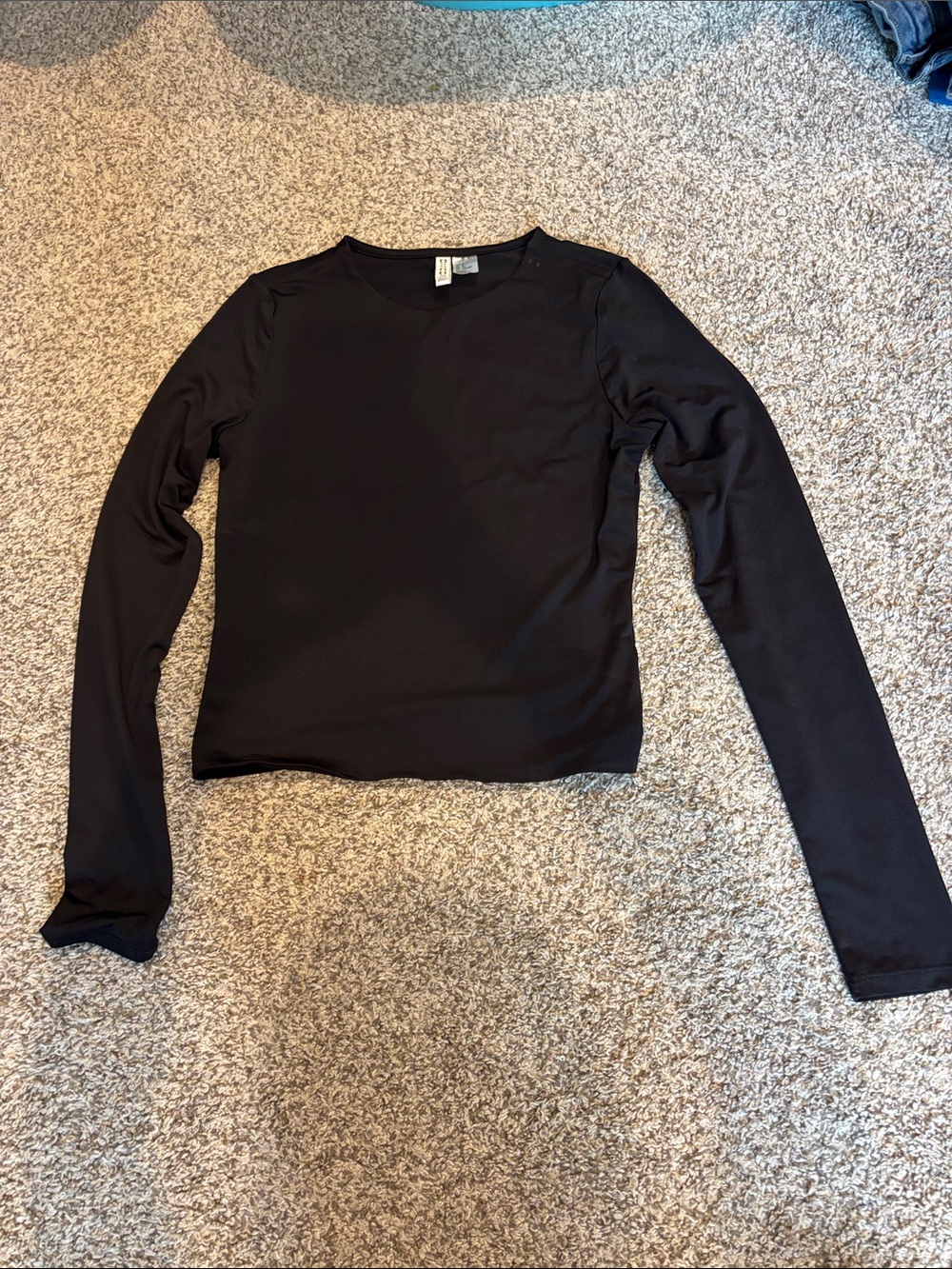 Divided Black Long Sleeve Tee